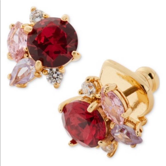 New ♠️ Kate Spade Crystal Cluster Stud Earrings